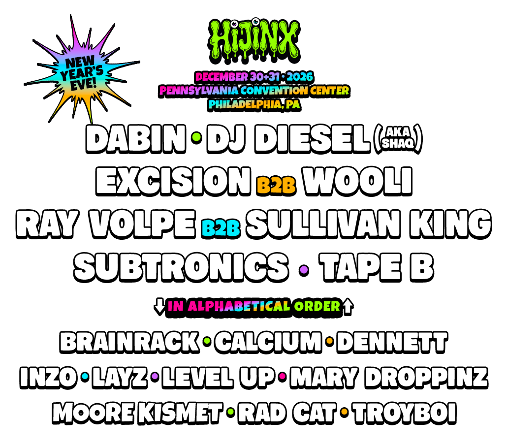 HiJinx 2026 lineup
